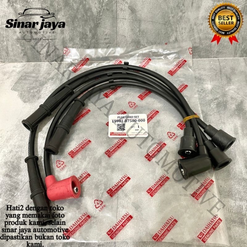 SPARK PLUG CABLE CORD PLUG ESPASS S88 ZEBRA 1.0CC 1000CC 19981-875 1 ชุด