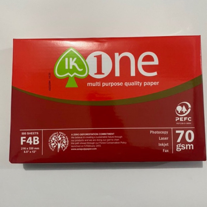 กระดาษ AONE F4 Hvs**