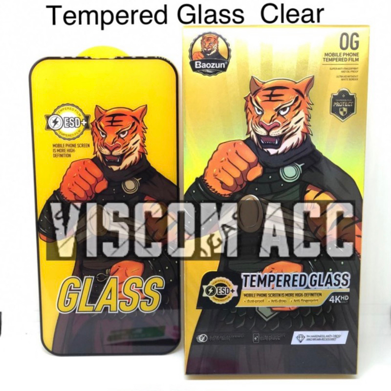 กระจกนิรภัย ESD ip15 Premium Full / ip15plus ip15+ Clear