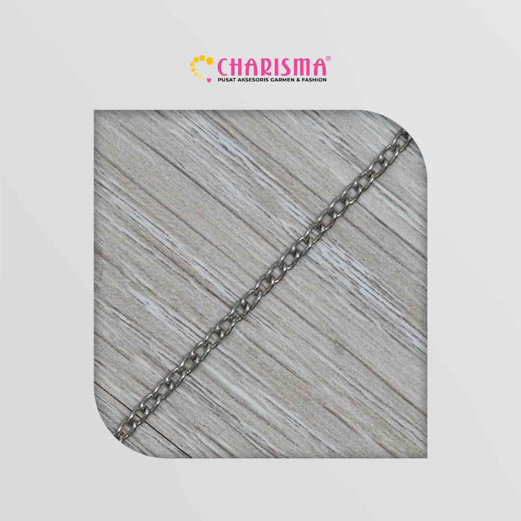 Charisma โซ่เหล็ก T-2401/STL - อุปกรณ์เสริมโซ่เหล็ก / โซ่สร้อยคอมิเตอร์ DIY / ราคาต่อเมตร