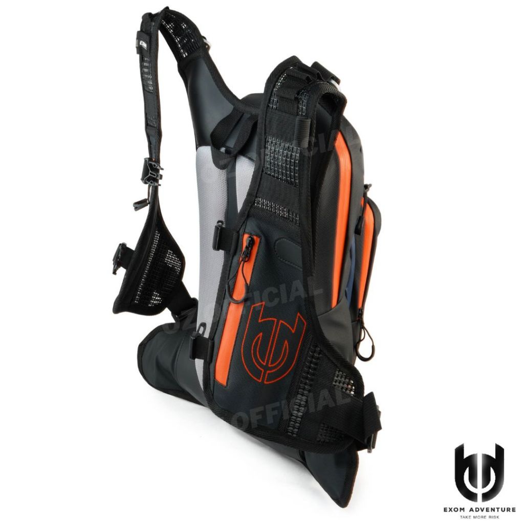 Hitam Exom - hydropack ASTRO กระเป๋าเป้สะพายหลัง 2224 - BL 08 hydropack Biker กระเป๋าเป้สะพายหลัง สีดํา แทรบาส วิบาก กระเป๋าจักรยาน