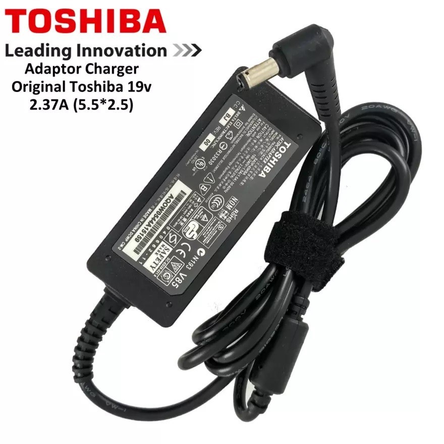 Original toshiba satettelite C50 C50-a C50-b C50-c C50a C50b C50d C50t 19V 2.37A อะแดปเตอร์ชาร์จ