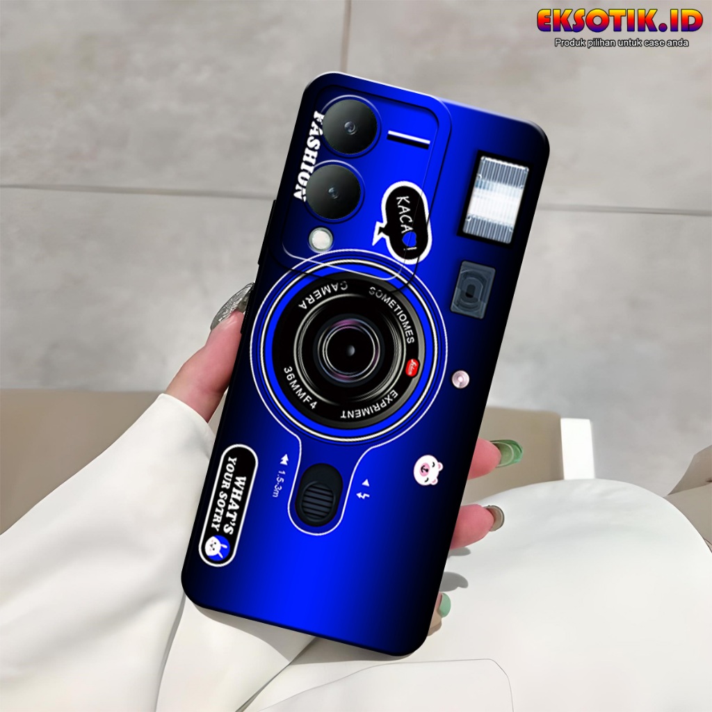 VIVO Y17S กรณี Eksotik.id VIVO Y17S ปลอก VIVO Y17S ซิลิโคนโทรศัพท์มือถือผิวอุปกรณ์เสริม Hardcase Sof