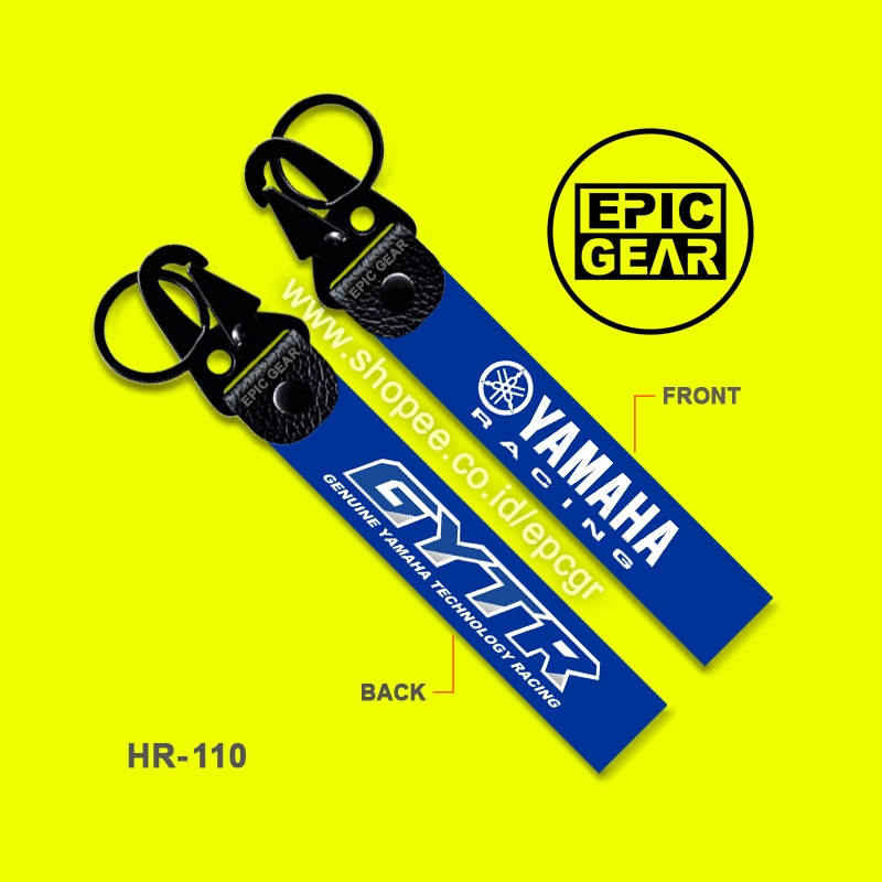 GANTUNGAN คุณภาพสูงพวงกุญแจของแท้ YAMAHA RACING TECHNOLOGY โลโก้พรีเมี่ยม GYTR KEY CHAIN HOLDER GRAND ใหม่ OLD AEROX NMAX LEXI XMAX MIO M3 FREEGO GEAR FINO FAZIO FILANO X-RIDE VIXION JUPITER MX KING WR155 R15 R15 R15 R15 R15 R15 R15 R15 ภูเขา 15 25 110 12