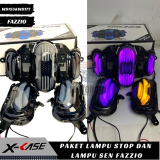 LAMPU FAZZIO PLUS SEN FAZIO RGB LAMPU STOP  LED MODEL JPA XCASE