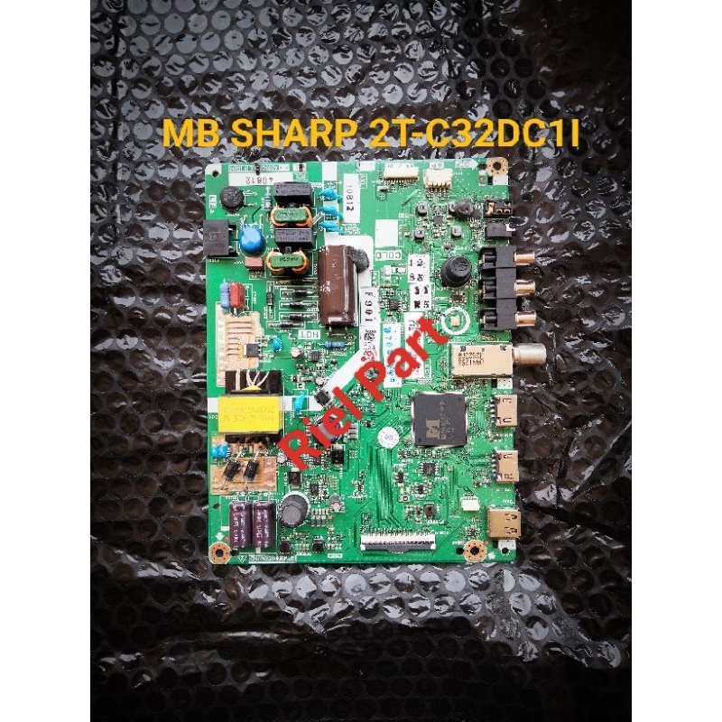 MESIN MB โมดูล MOBO เมนบอร์ด MOTHERBOARD SHARP DIGITAL LED TV MACHINE 2T-C32DC1I 2T C32DC1I 32DC1I -