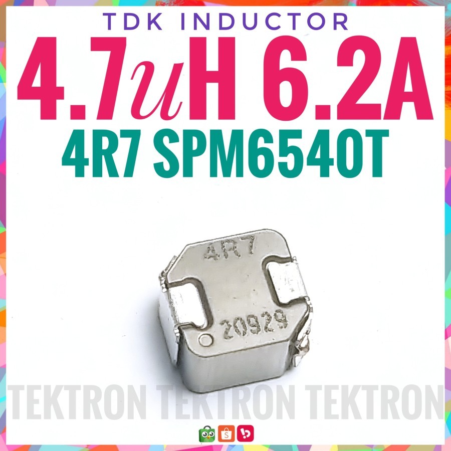 TDK 4R7 INDUCTOR 4.7uH 6.2A RFCTOR SMD กรอง 4r7 คอยล์