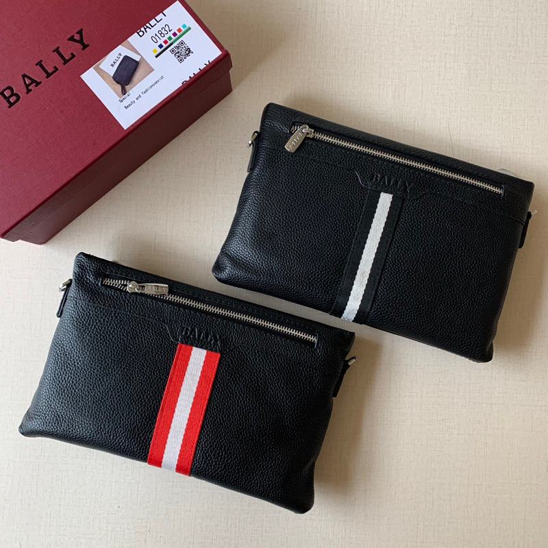 Premium Leather Bally Clutch/กระเป๋าถือผู้ชายผู้หญิง