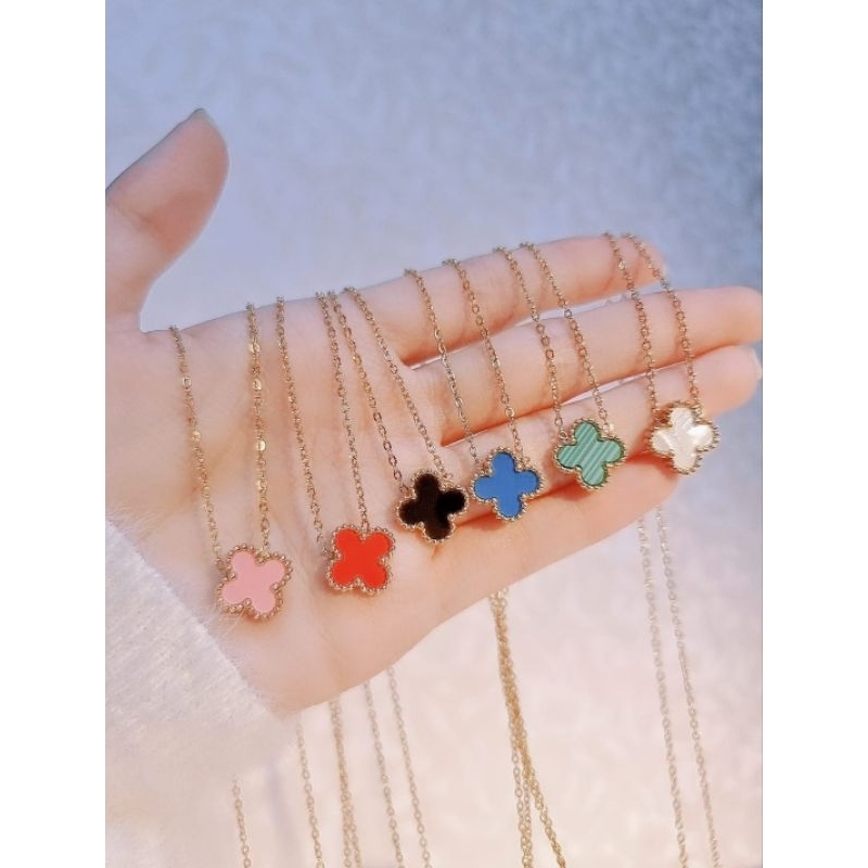 สร้อยคอ Van cleef simple Flower One