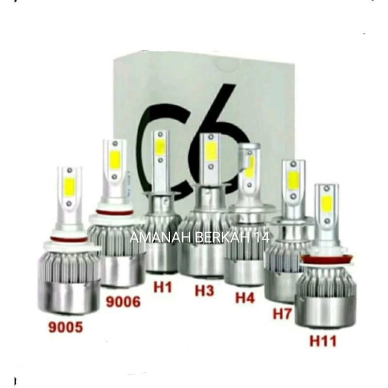 C6 H4 H11 HB3 HB4 ไฟหน้า LED, รถ FOFLAMP โคมไฟ, C6 H4 36WATT โคมไฟ LED สีขาวพร้อมพัดลมระบายความร้อน,
