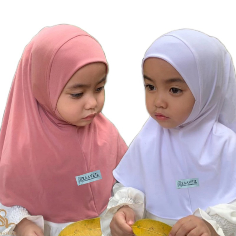Hijab bergo chin Lai 1-6 ปีพรีเมี่ยม jersey headscarf สําหรับหญิงทุกวันคาง Hijab malaysia เด็กทารก