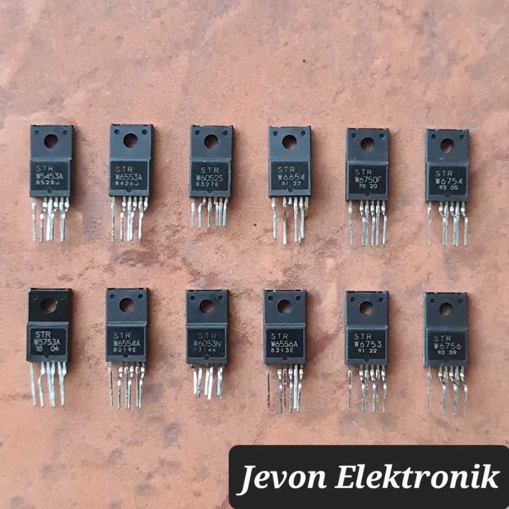 IC STRW 5453 5753 6052 6053 653 6554 6556 6654 6750 6753 6674 6756 ทรานซิสเตอร์เดิม STRW5453 STRW575