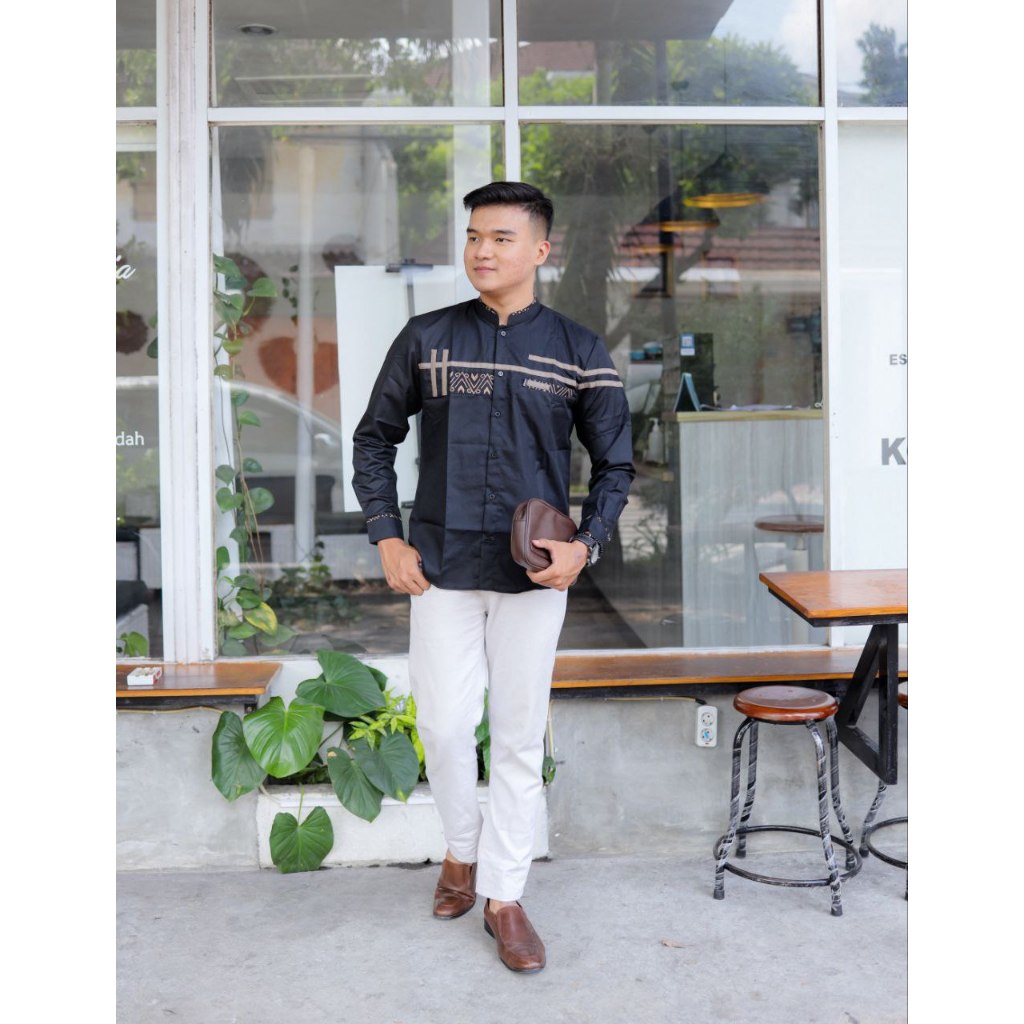 Koko Hastag Elrumi Shop ผ้าบาติกรุ่นล่าสุดผสมผสานกับแขนยาว