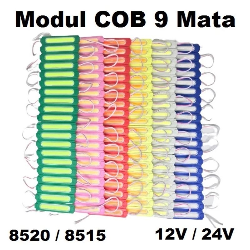 MATA 9-Eye Plasma LED โมดูล Under-Light 12-24 โวลต์ COB รถบรรทุกขนาดใหญ่ Bus Fuso Canter Tronton รถบรรทุก Bus Ragasa Traga Colt คอนเทนเนอร์ Wingbox Trailer Pick Up Dusk Bright Neon กล่องรถจักรยานยนต์ Grand Max Blindvan โรงงานถังเครื่องมือ โมดูลกันน้ํารถยก
