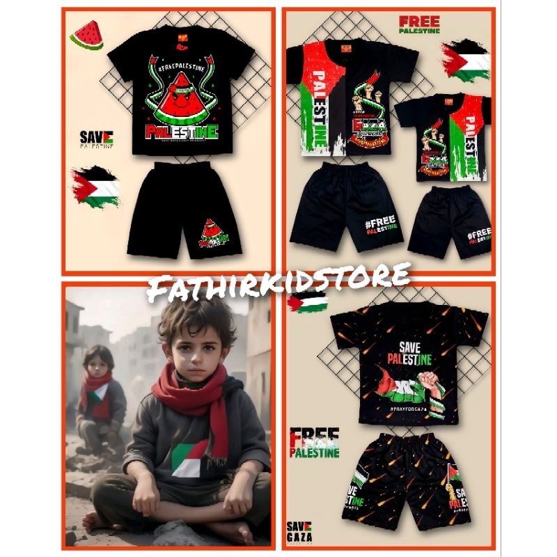 PALLESTINE VIRAL BOYS SET ฟรี GAZA/PALESTINA/ฟรี GAZA