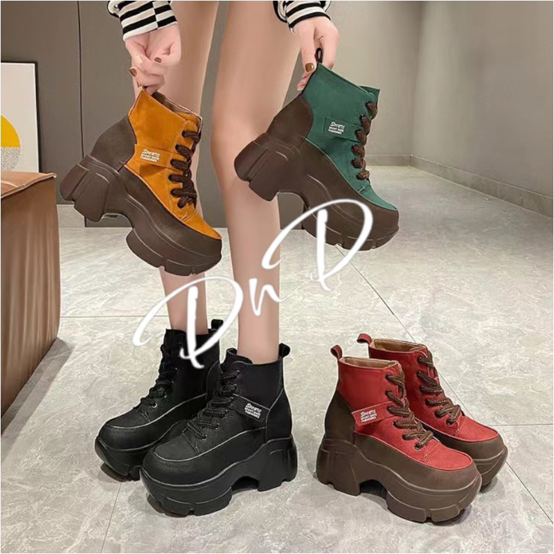 Solina Premium 8cm Platform Wedges Boots - Original DnD 5266