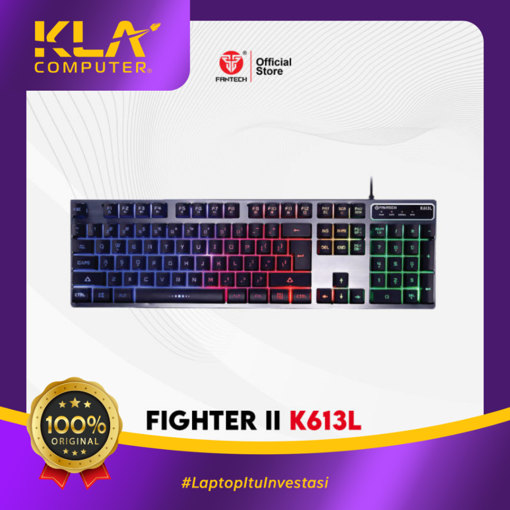 Fantech Fighter K613L - คีย์บอร์ดเกมมิ่ง RGB
