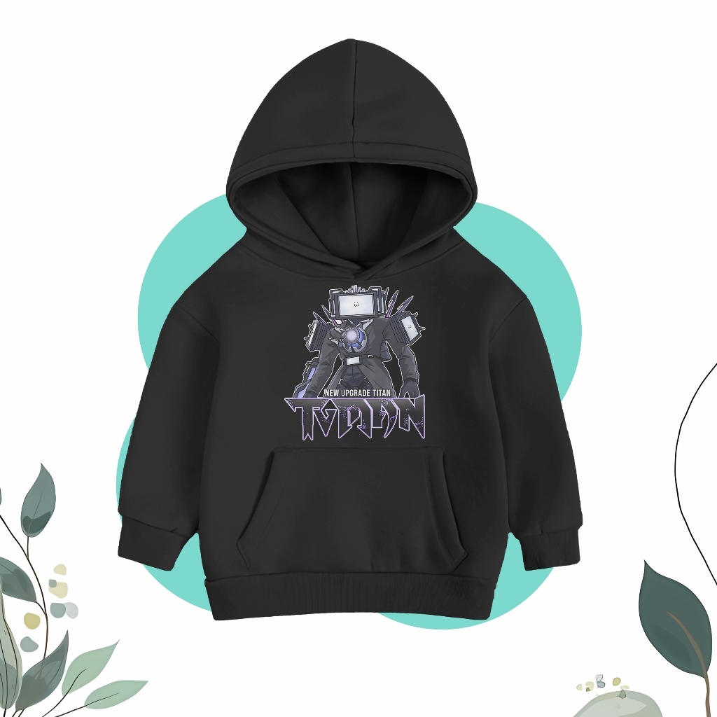 Tv MAN Skibidi Toilet เสื้อกันหนาวมีฮู้ดเด็กชาย อัพเกรดใหม่