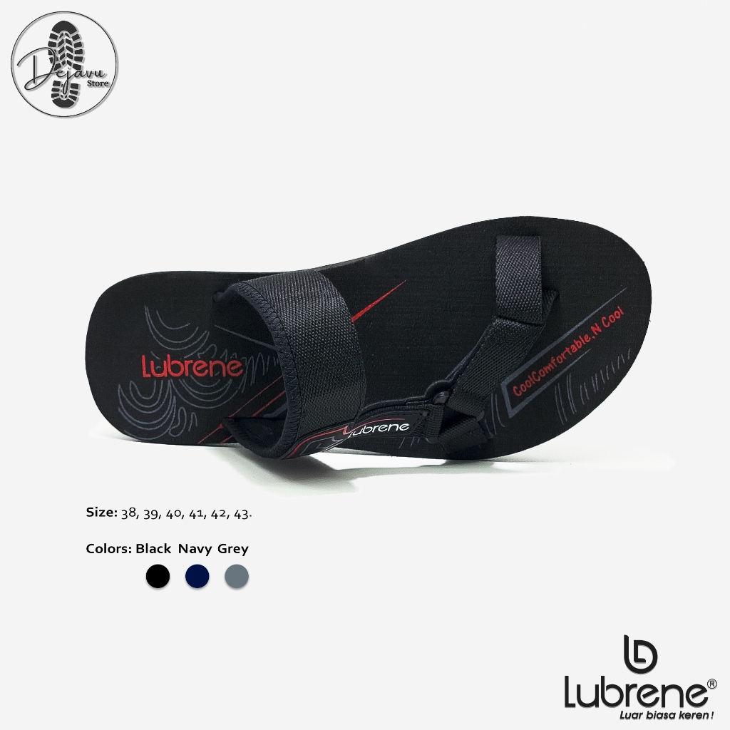 Thumb Flip Flops สําหรับผู้ชายผู้ใหญ่วัยรุ่น LUBRENE VAINER Travel Casual Leisure Adventure รองเท้าแ