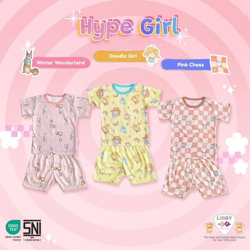3 psg - ชุดสูท Lobby Hype Girl Short Oblong