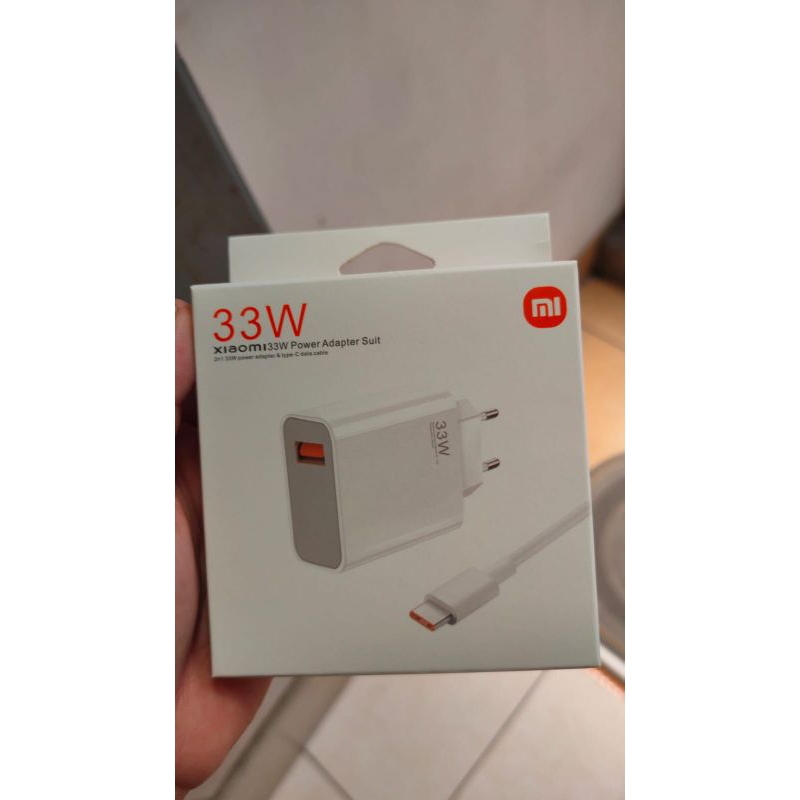 ใหม่ล่าสุด XIAOMI FAST CHARGING MI 10 POCO F2 PRO 33W ORIGINAL MDY-11-EZ CHARGER / REDMI 12 CHARGER