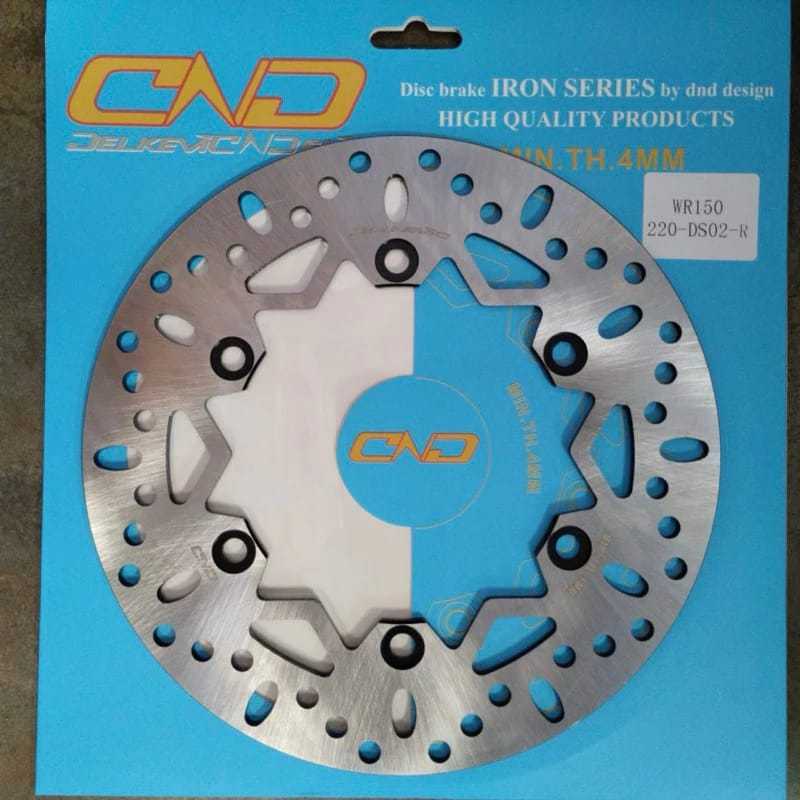 จานดิสหลัง HONDA CRF KLX WR SIZE 220MM 4MM THICKNESS ORIGINAL DELKEVIC