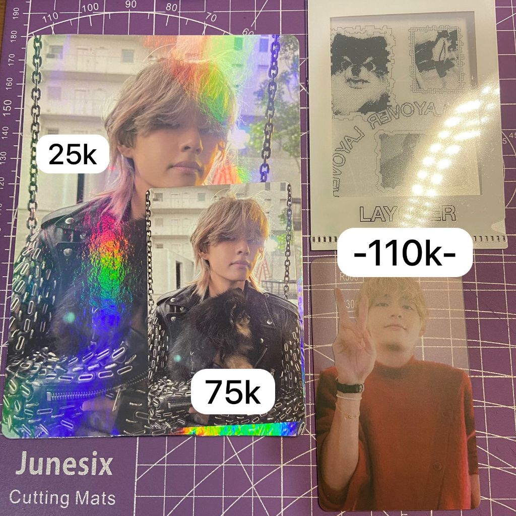 [พร้อม] POB ALBUM LAYOVER V TAEHYUNG BTS PHOTOCARD PC