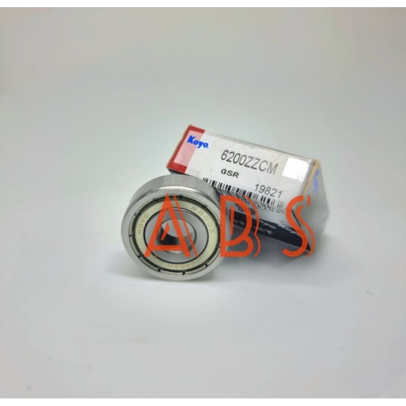 BEARING/KLAR 6200 ZZ KOYO 10X30X9MM IRON CAP