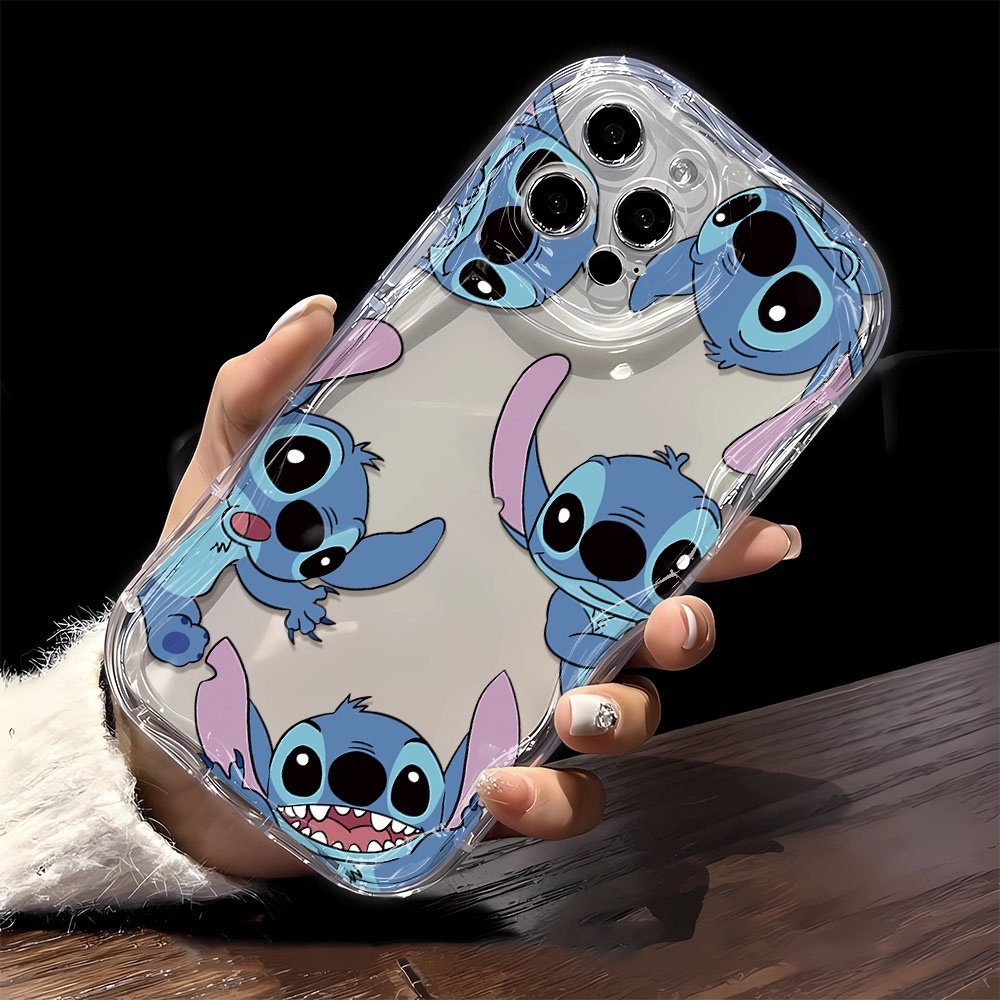 SOFTCASE SILICON CASING MELTING CLEAR SHOCKPROOF STITCH สําหรับ VIVO Y02 Y12 Y15 Y17 Y15S Y01 Y16 Y0
