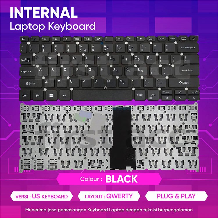 Acer Aspire 3 A314-22 A314-52 A514-22 A514-52 SF314-41 คีย์บอร์ดใหม่