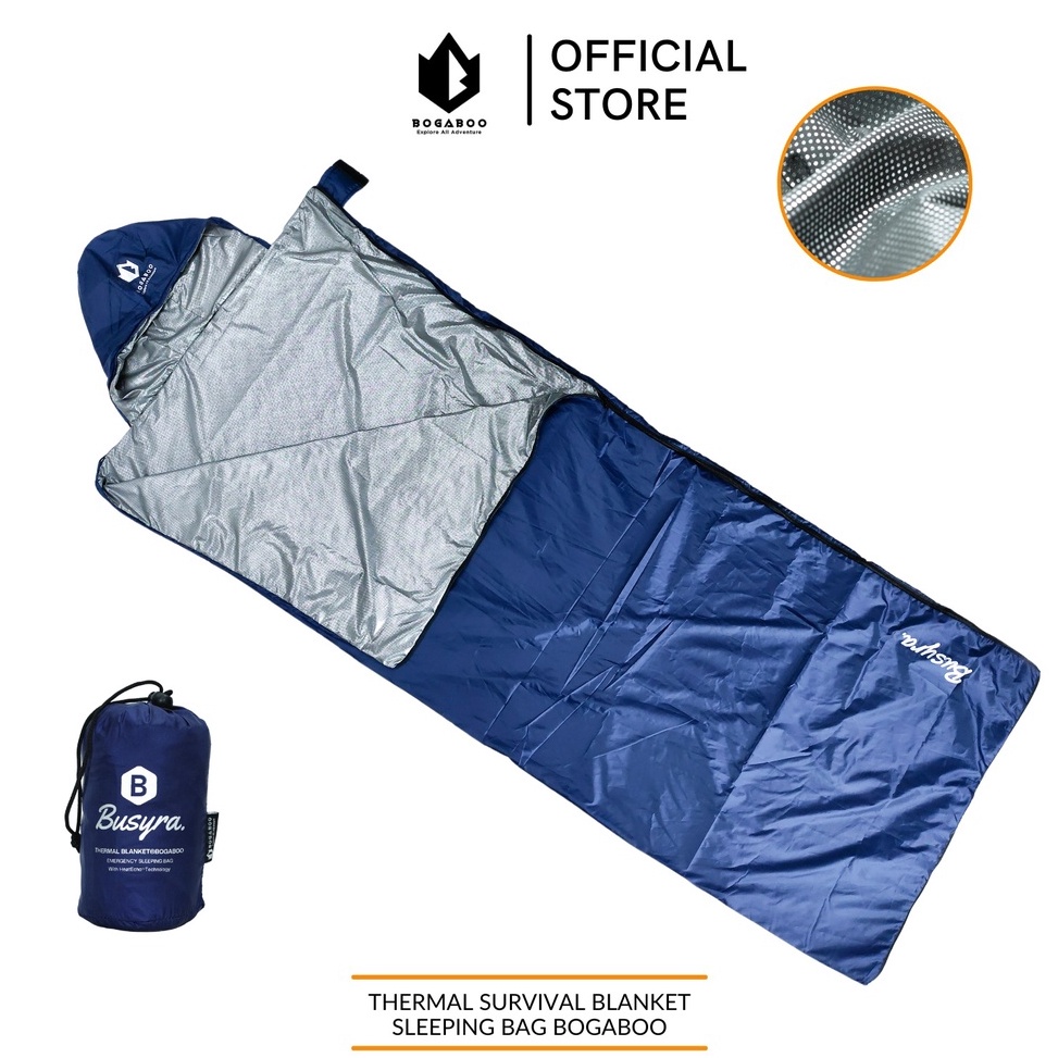 ถุงนอน BOGABOO ULTRALIGHT ผ้าห่มระบายความร้อน BSYRA series - ถุงนอน LINER - ถุงนอน Thermal bivy - ถุ