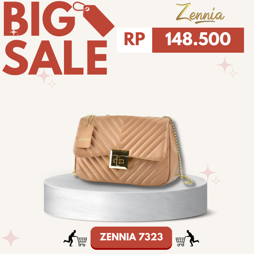 เซนเนีย 7323 กระเป๋าสะพายข้างผู้หญิง/กระเป๋าสะพายข้างแฟชั่นกระเป๋ามือ