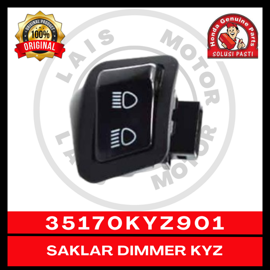 สวิตช์หรี่ไฟ KYZ Beat FI/ESP, Supra X 125 Helm In 35170KYZ901 ORI AHM