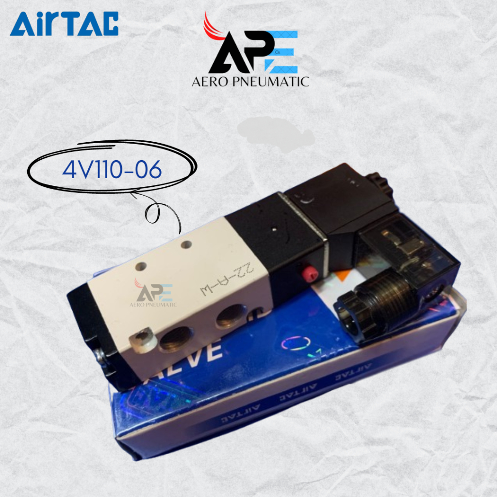 โซลินอยด์วาล์ว AIRTAC 4V110-06 SOCKET