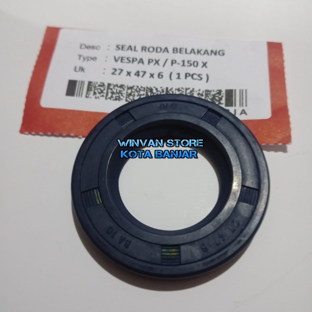 ซีลเพลาล้อหลัง Vespa Sprint PX Excel 27 47 6