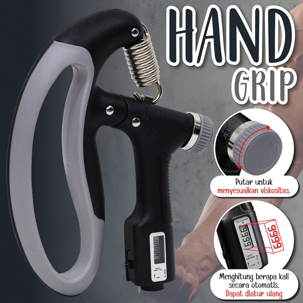 BG SPORT Handgrip Fitness อุปกรณ์ออกกําลังกายกล้ามเนื้อมือแบบปรับได้แบบพกพา HG002 HG001