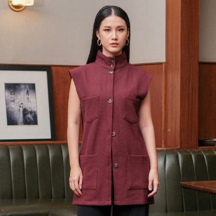 เสื ้ อกั ๊ กผู ้ หญิง Asiro Noera Wool Stretch