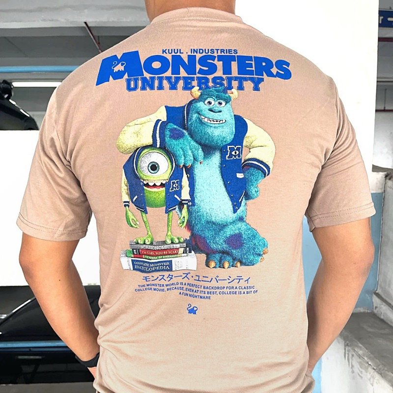 เสื้อยืดพิมพ์ลาย - เสื้อยืด Monster University - เสื้อยืด Monster Inc