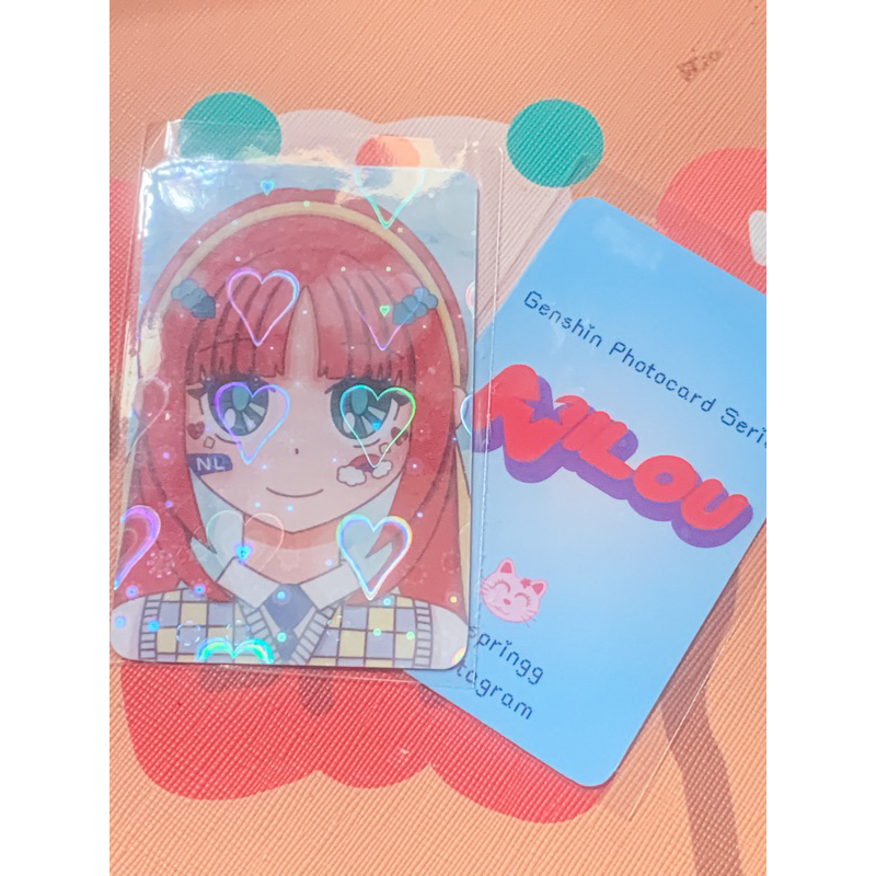Genshin Impact Nilou School ID photocard โดย catspringg