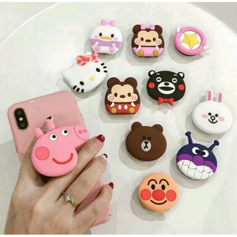 Pop Socket HP 3D ตัวการ์ตูน