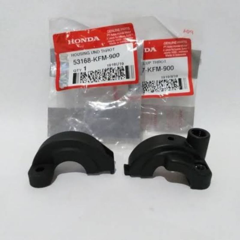 Honda Karisma / Supra X 125 คาร์บูเรเตอร์ที่วางท่อแก๊สที่อยู่อาศัย Original AHM 53168KFM900 & 53167K