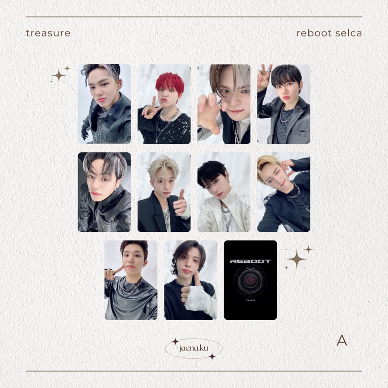 [TREASURE] Photocard SELCA REBOOT UN