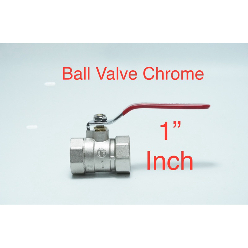 ทองเหลืองบอลวาล์วโครเมี่ยม1นิ้ว1ชิ้นหยุดก๊อกน้ําลดเบื่อ พีเอ็น16 | 2.047.0014 | QF-003 1 uyaD