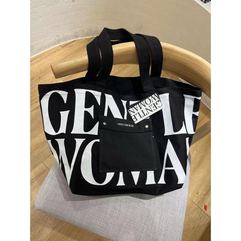 Gentle Woman Tote Bag 08 / Tote Bag GW Painted Wall / Tote Bag นําเข้ากรุงเทพคุณภาพดั้งเดิม Gentle W