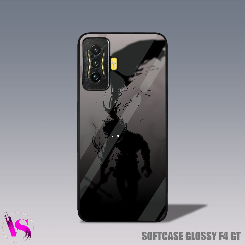เคสนิ่ม Glossy Poco F4 GT | เคส F4GT |VN26| เคส Poco F4 | ซิลิโคนกากเพชร | Black Clover Anime Glitte