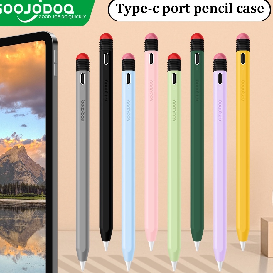 Vo goojodoq เคสปากกาสไตลัส Typec สําหรับ Apple pencil 2 9th 1th 11th 12th 13th k