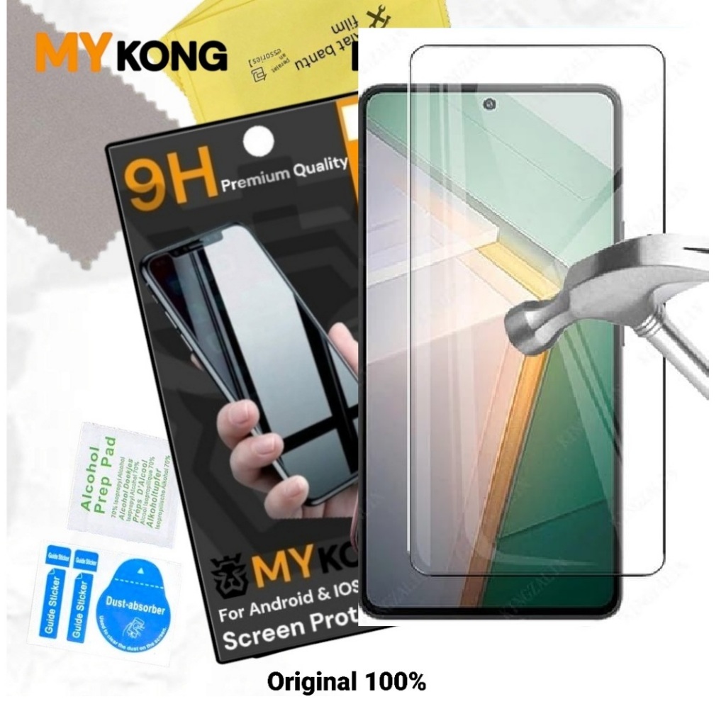มายคอง! ป้องกันหน้าจอ CLEAR iQOO 15 15R 12 iQOO Z9 Z7 iQOO Z7X Z9X TG Tempered White Full Cover Temp