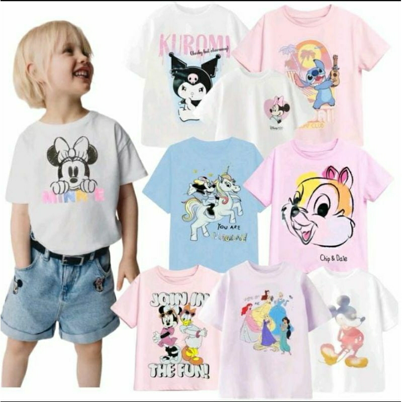 Z@ra Disney Tshirt For Girl / Disney Girls& 39; เสื้อยืด Zar@ (9M-6Y)