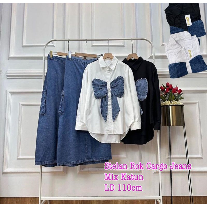 กางเกงยีนส์ SKIRT SET