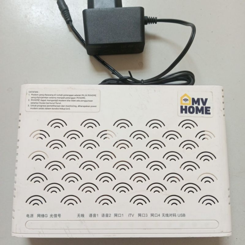 เราเตอร์ ZTE F660 GPON ONU + ADAPTER (ใช้ครั้งเดียว)